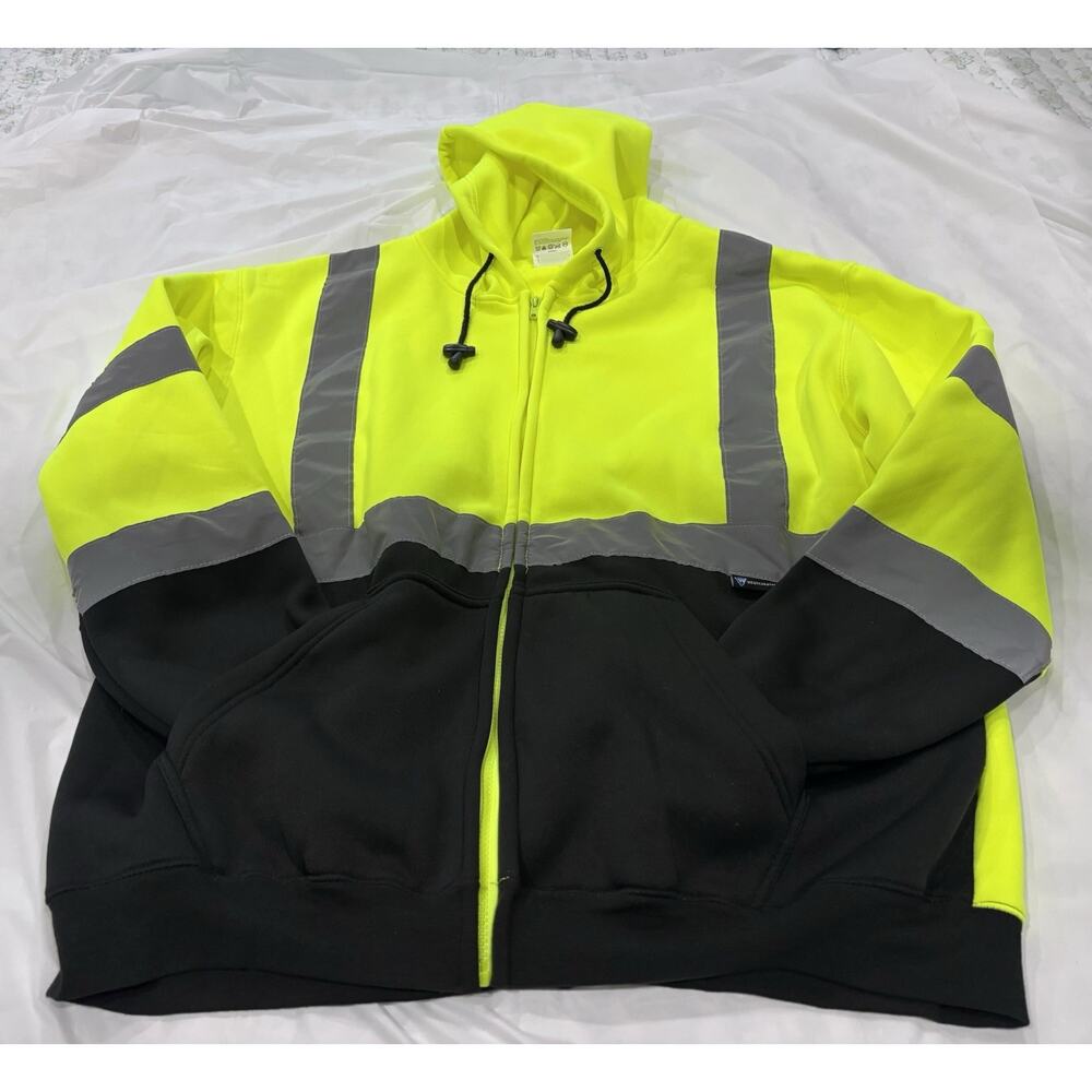 West Chester Protective Gear high-visibility safety hoodie, .Style #47500z XL